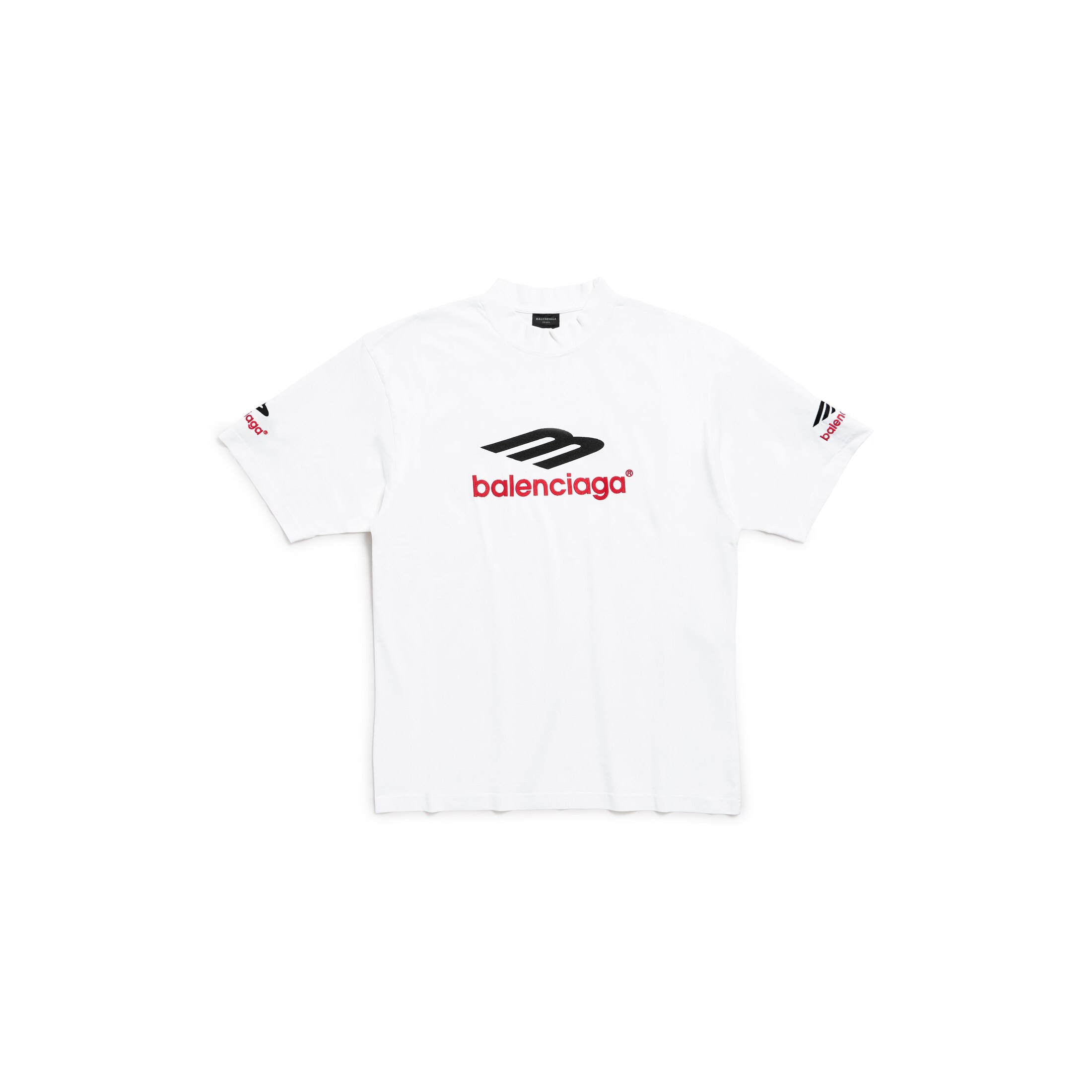 Balenciaga 3B Sports Icon T-Shirt Medium Fit - White - Man - XS - Cotton