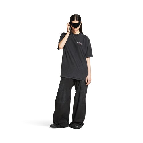 political campaign inside-out t-shirt large fit