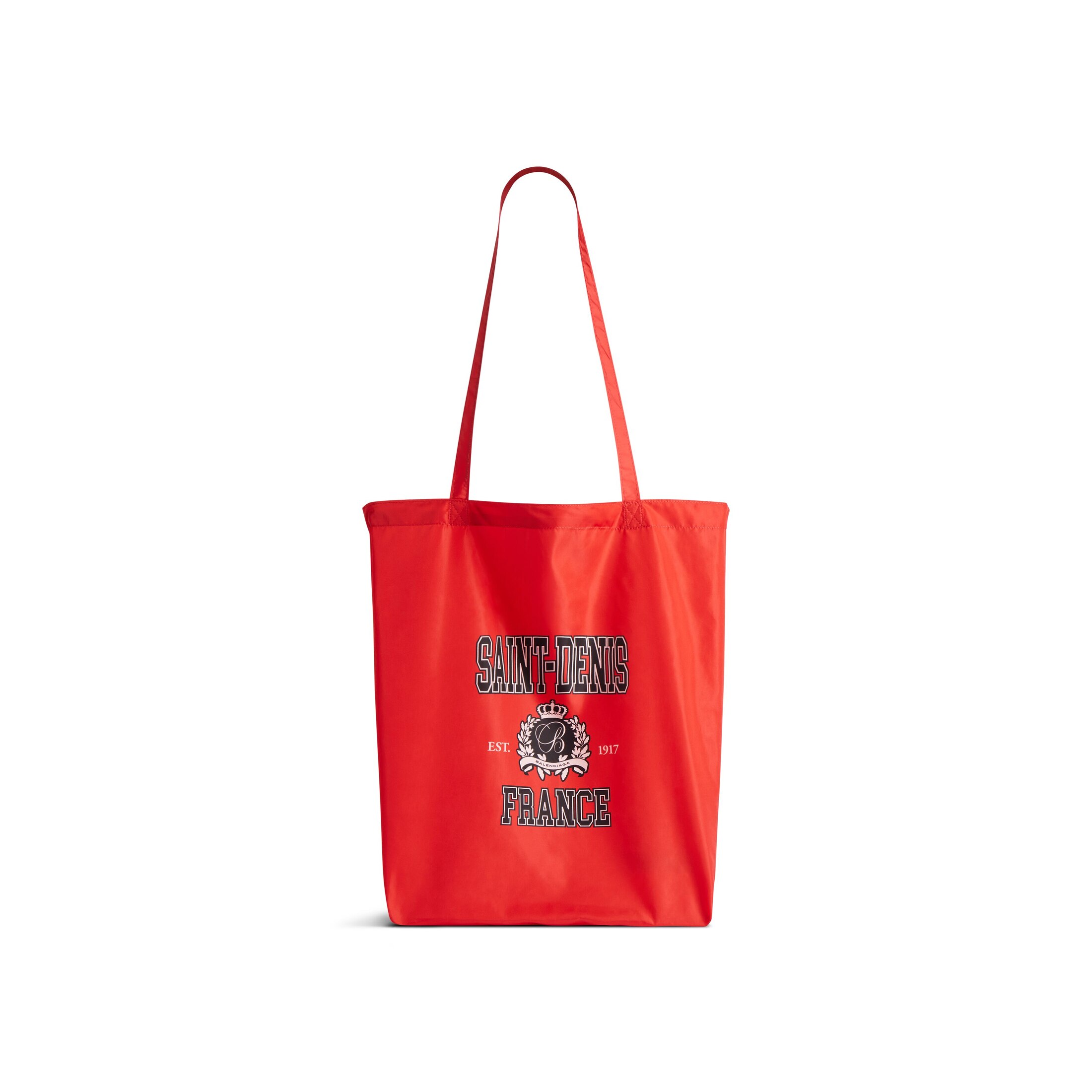 Balenciaga Souvenir Medium Shopping Tote Bag - Red - Unisex - Polyamide