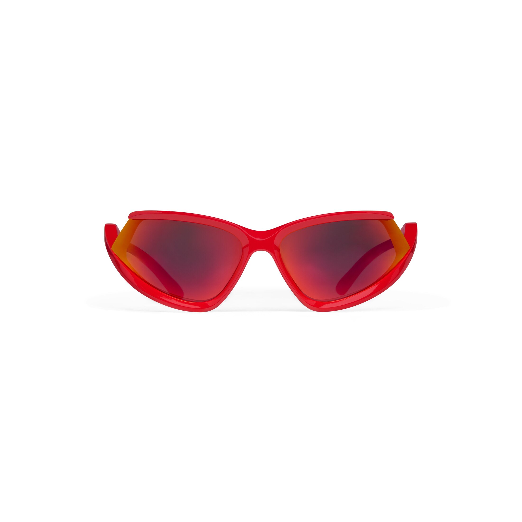 Balenciaga Side Xpander Cat Sunglasses - Red - Unisex - Polyamide