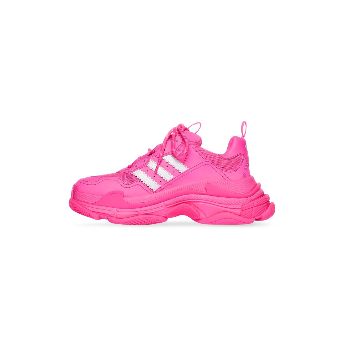 kin lezer Beukende Women's Balenciaga / Adidas Triple S Sneaker in Neon Pink | Balenciaga US