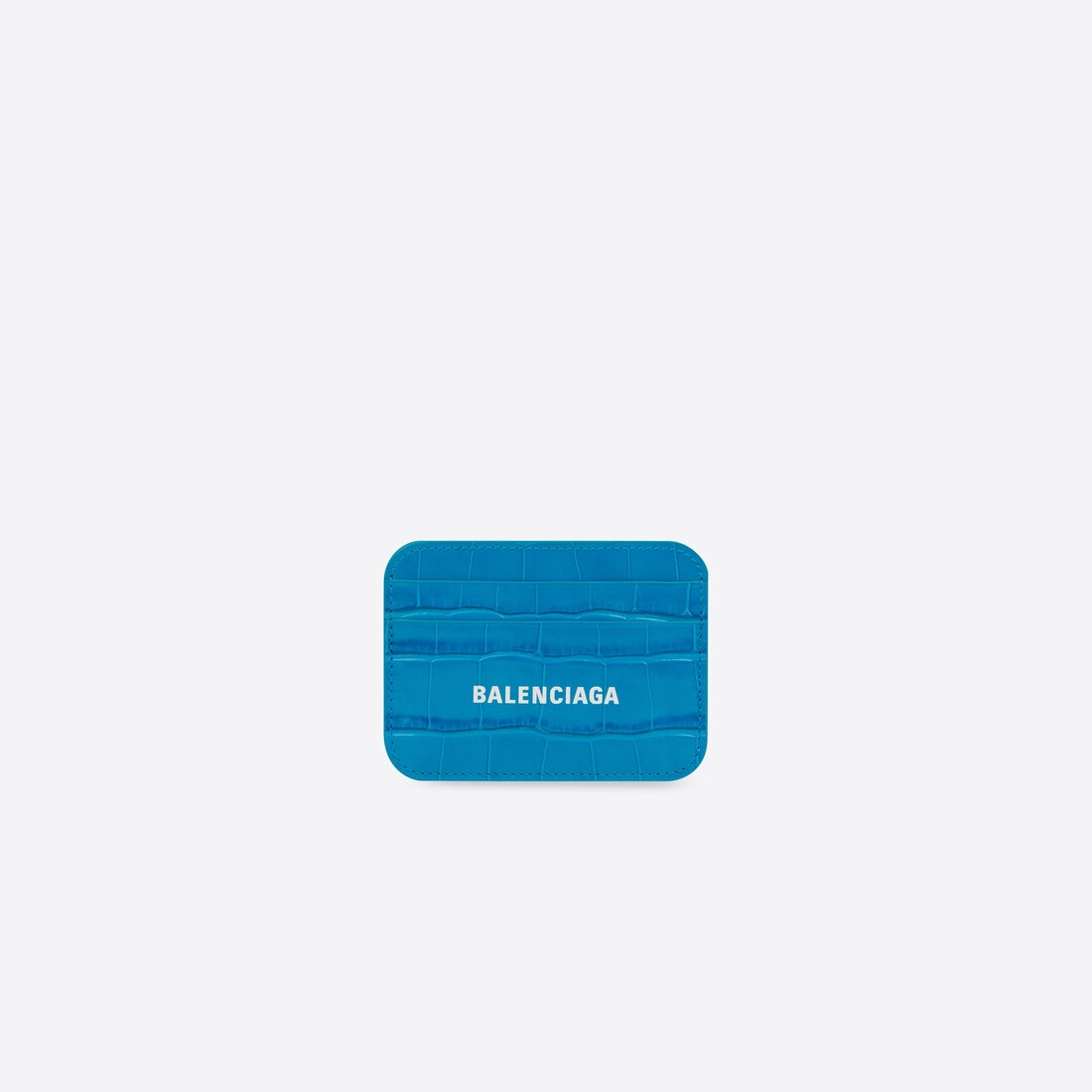 balenciaga card holder blue