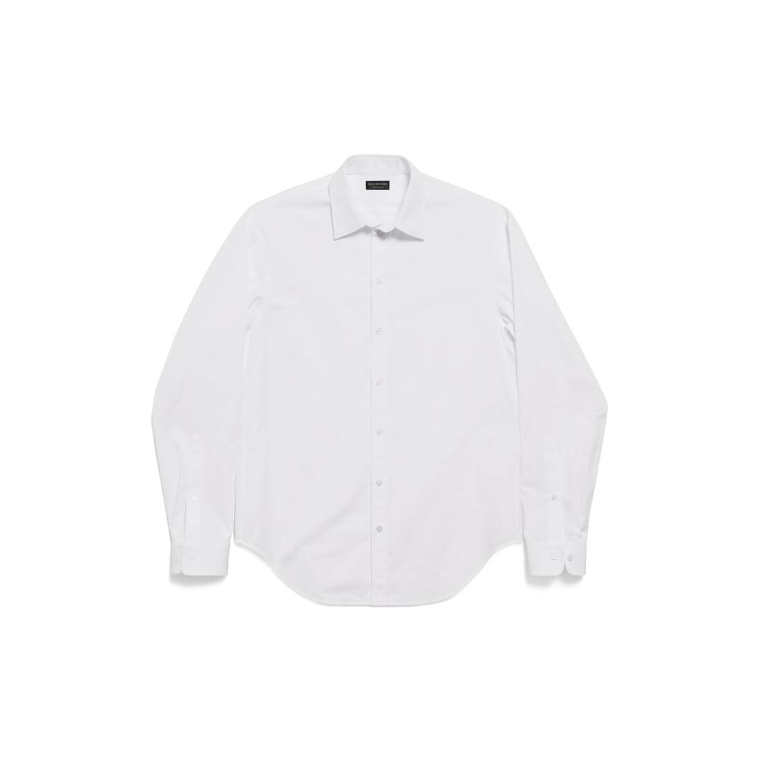 balenciaga men's dress shirt (Balenciaga) - - Beige - 4278 - 80s90s vintage - Relaxed-fit - Long-sleeve Checked cotton flannel worn Balenciaga Men's Navy Long Sleeve