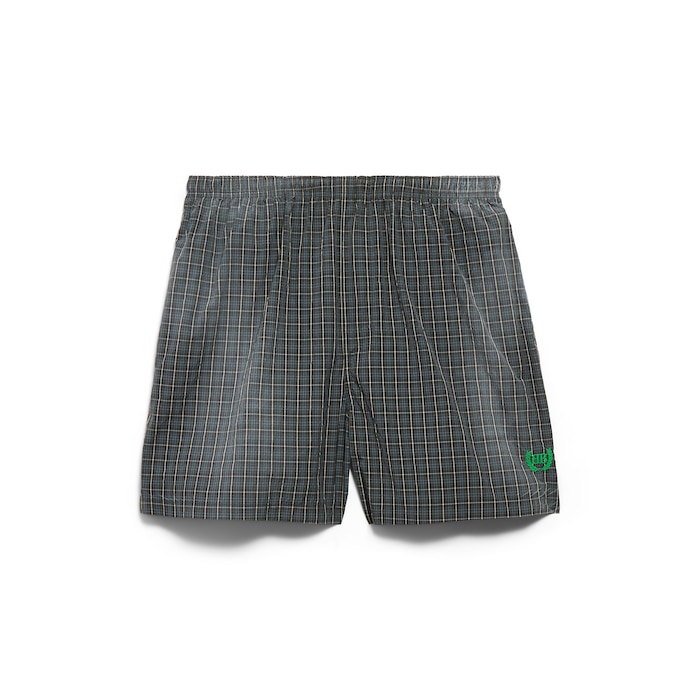 karierte boxer badeshorts