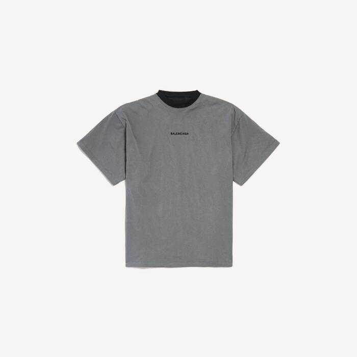 balenciaga back双面廓形t恤