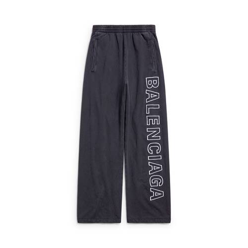 Outline Baggy Sweatpants in Black Faded | Balenciaga US