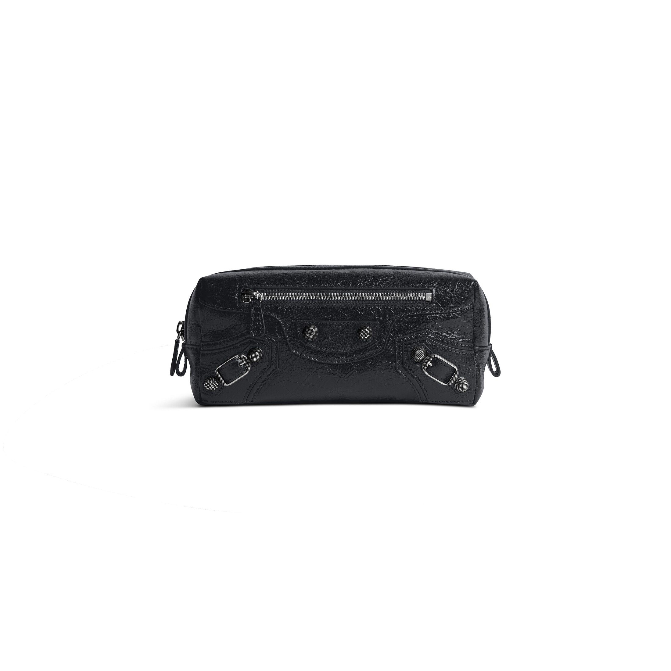 Balenciaga Le Cagole Toiletry Pouch - Black - Man - Lambskin