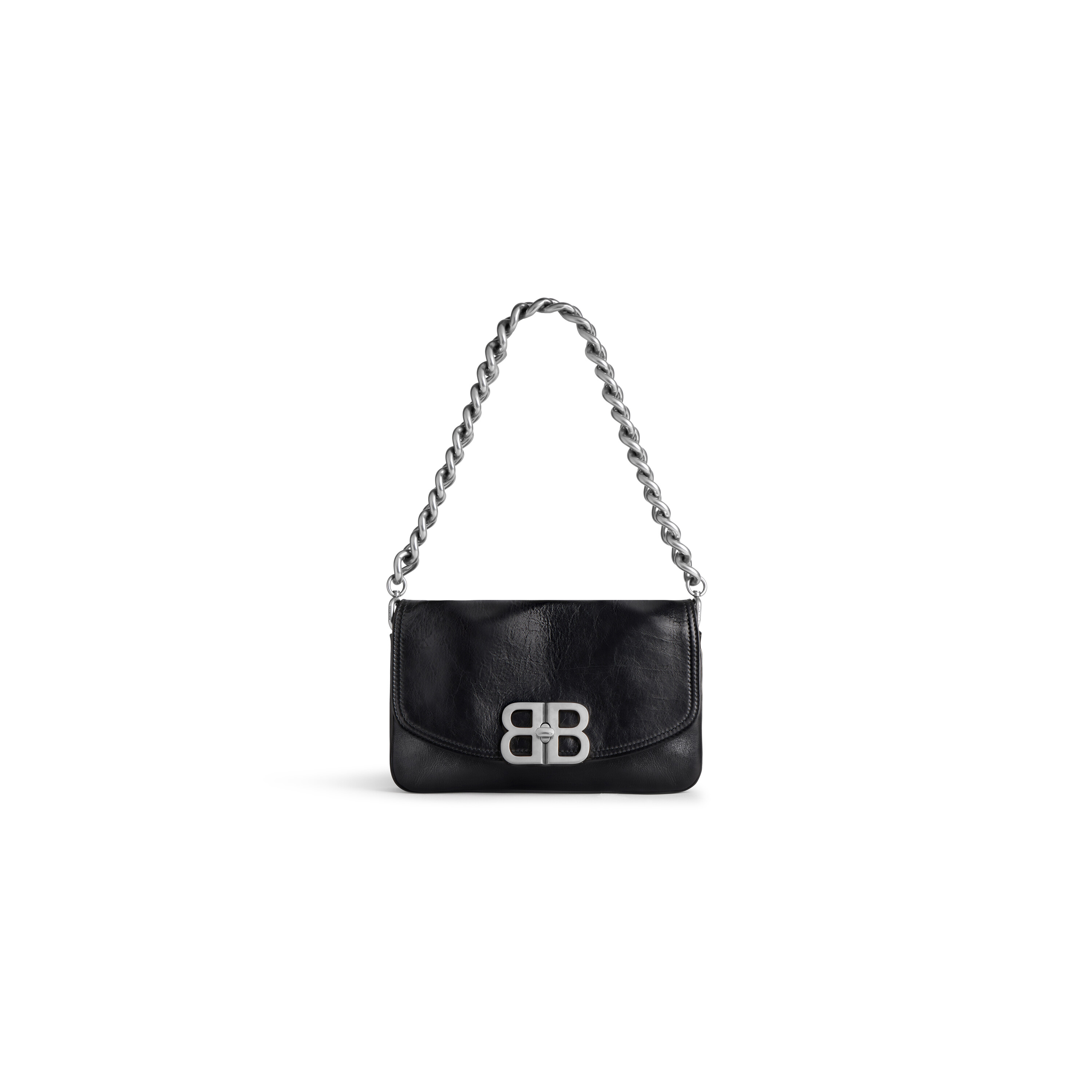 Balenciaga - Women's Bb Soft Flap Bag L - (Optic White)
