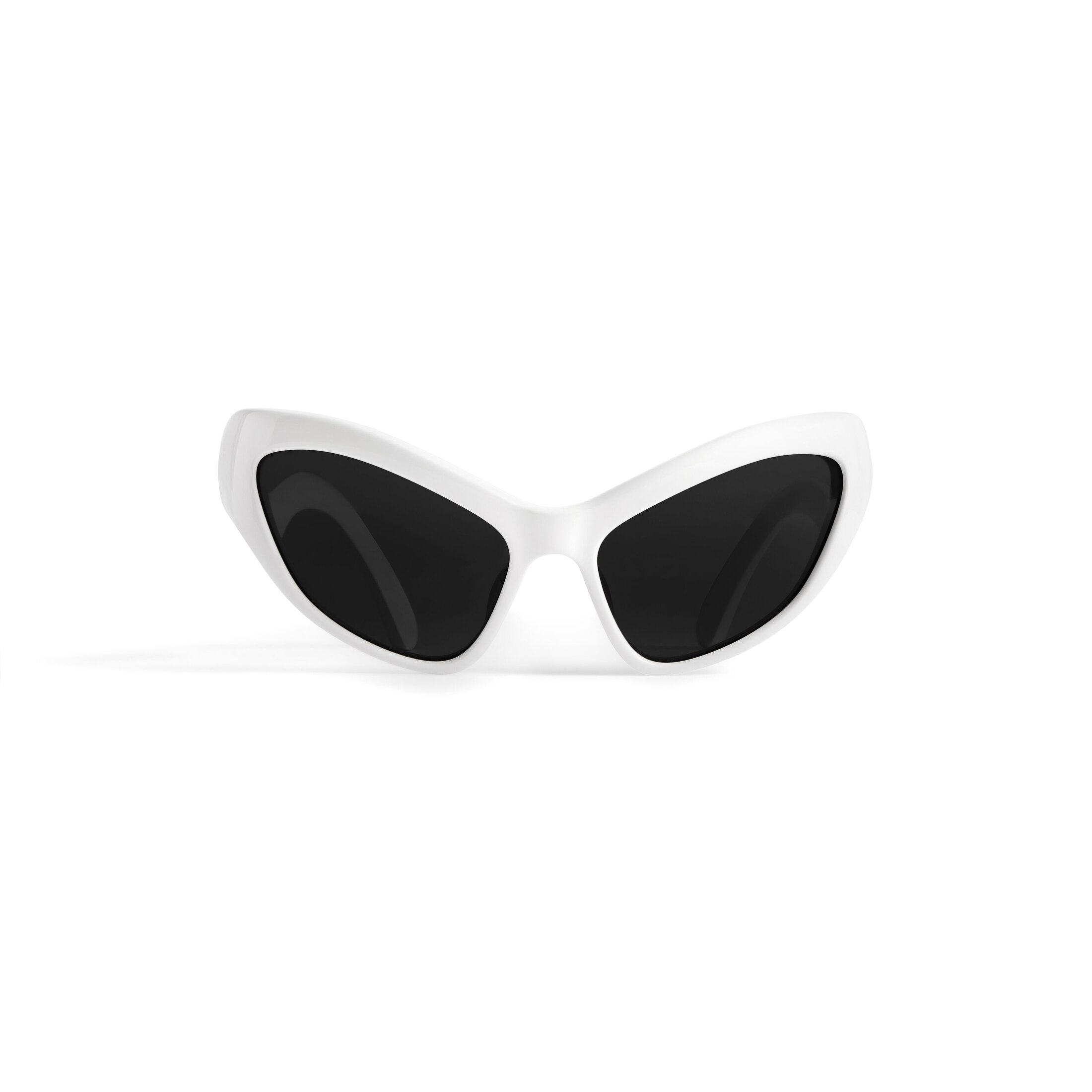 Balenciaga Hamptons Cat Sunglasses - White - Woman - Polyamide