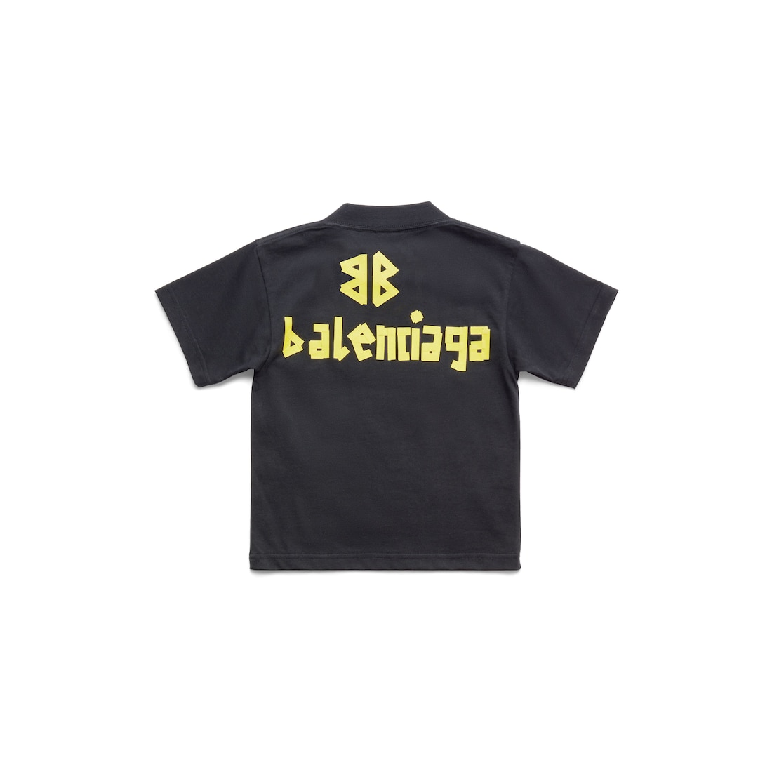 Kids Tape Type T shirt in Black Faded Balenciaga US