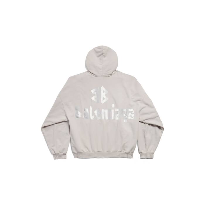new tape type hoodie oversized
