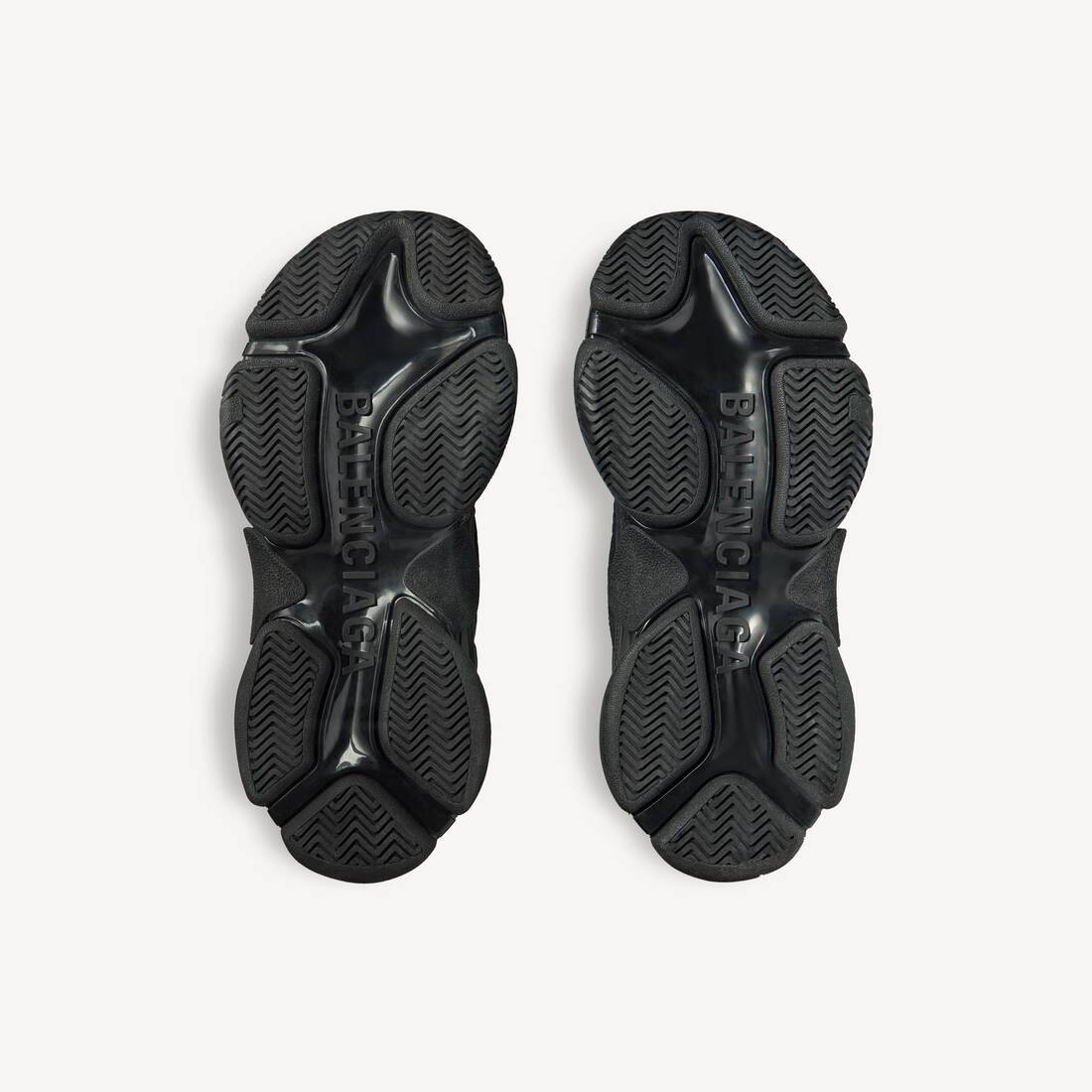 Men's Triple S Trainers in Black Balenciaga GB - Main Image