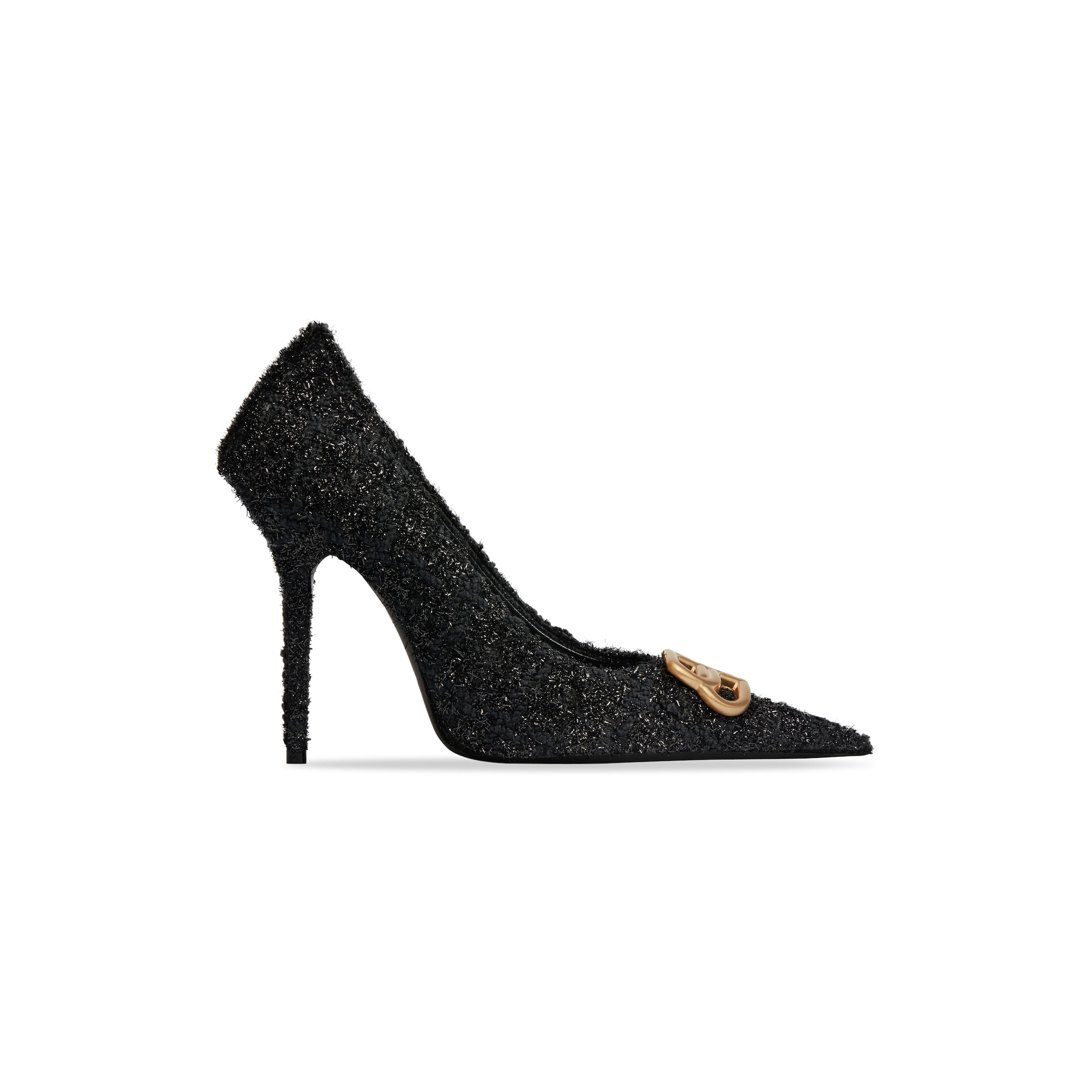 Balenciaga Square Knife BB 110mm Pump - Black - Woman - 39 - Polyester