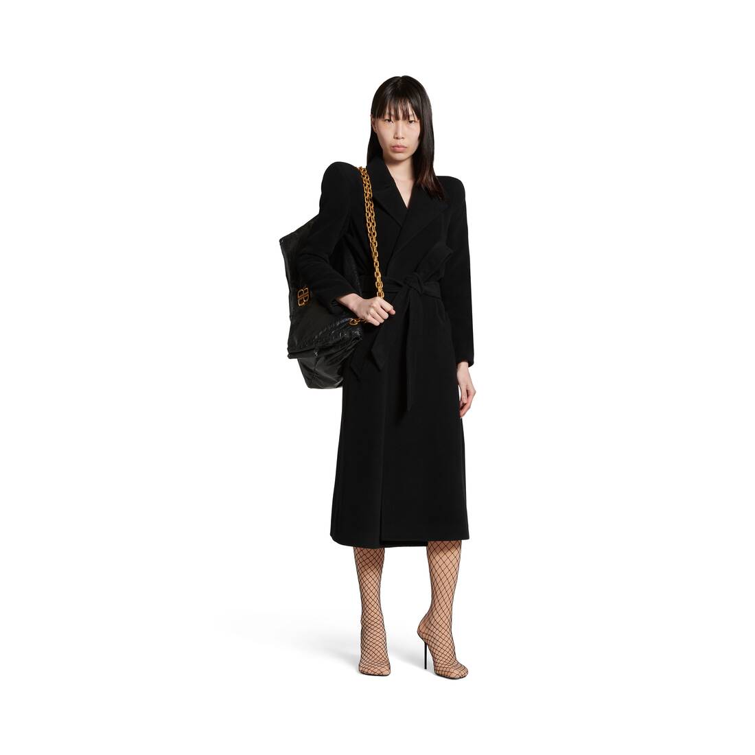 Monogram Mink Wrap Coat - Women - Ready-to-Wear