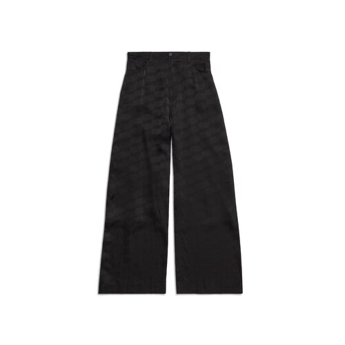 bb monogram low waist fluid trousers