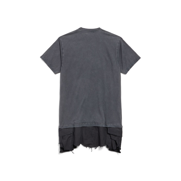 vestido camiseta cargo hybrid luxury script