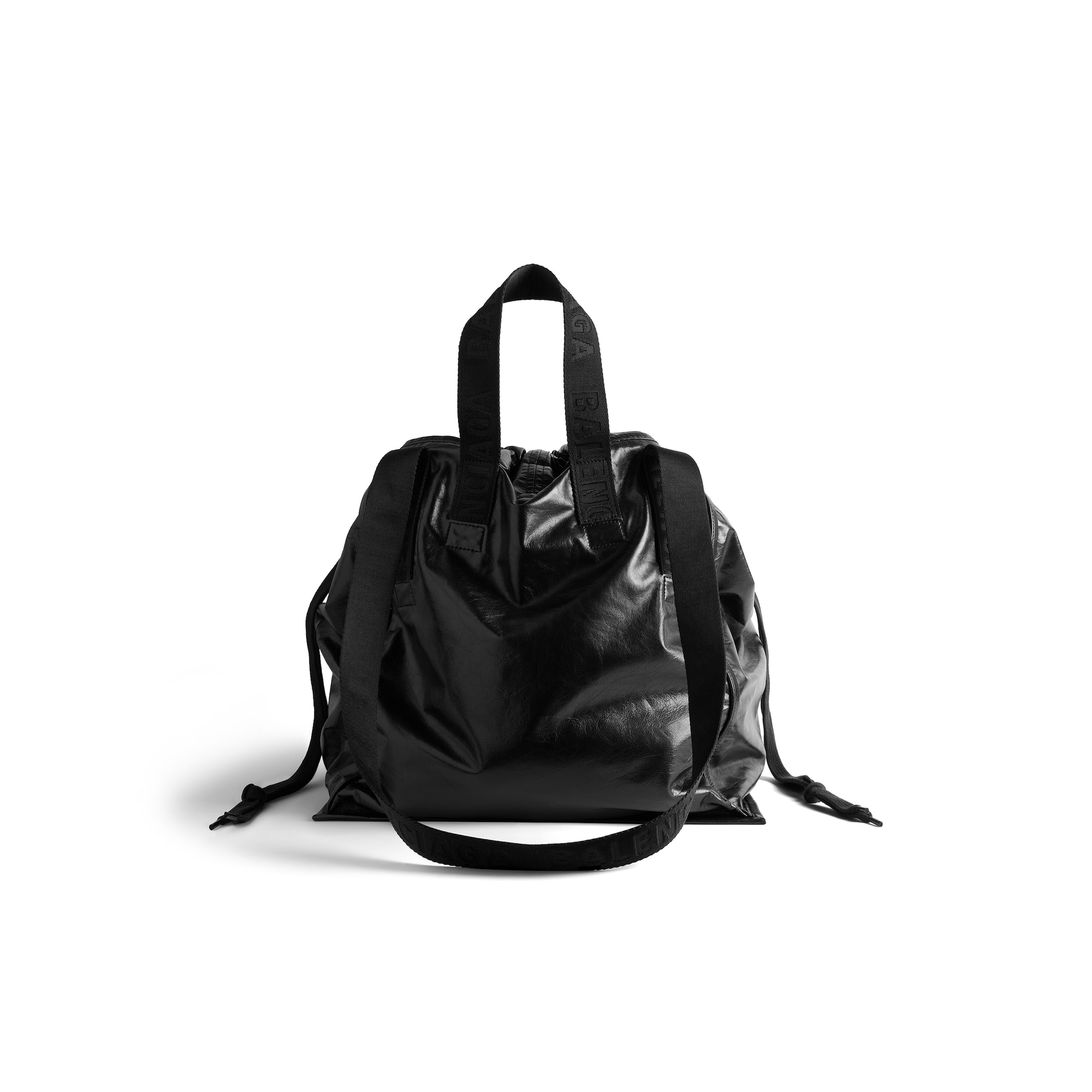 Balenciaga Sac Cabas Cargo Moyen Modèle - Noir - Homme - Cuir De Veau, Polyester, Coton