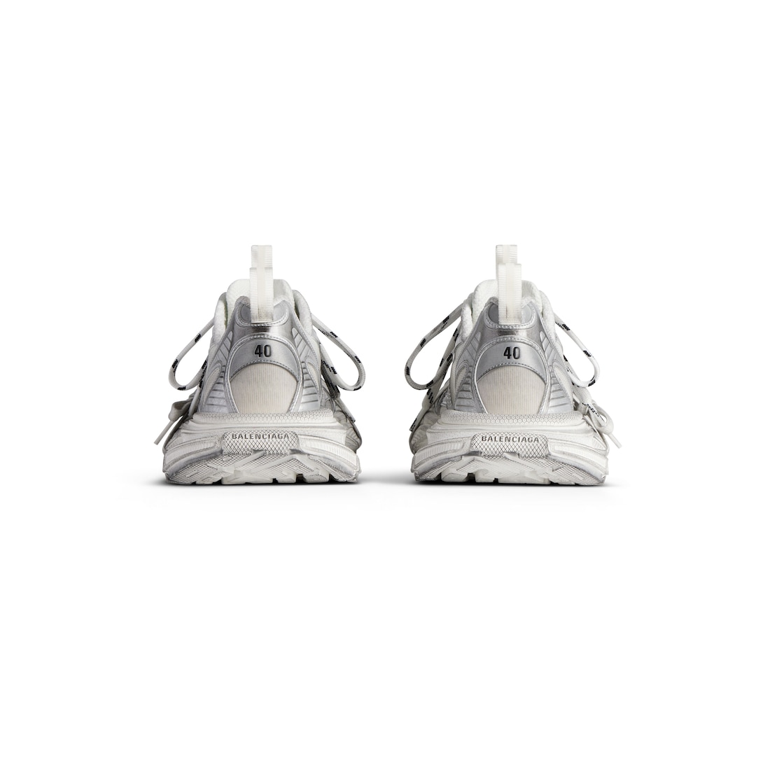 Balenciaga high top mens silver online