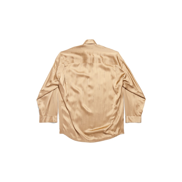 camisa cocoon balenciaga fabrics
