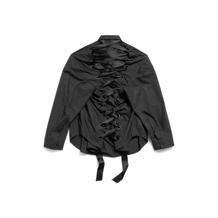 lace-up shirt 
