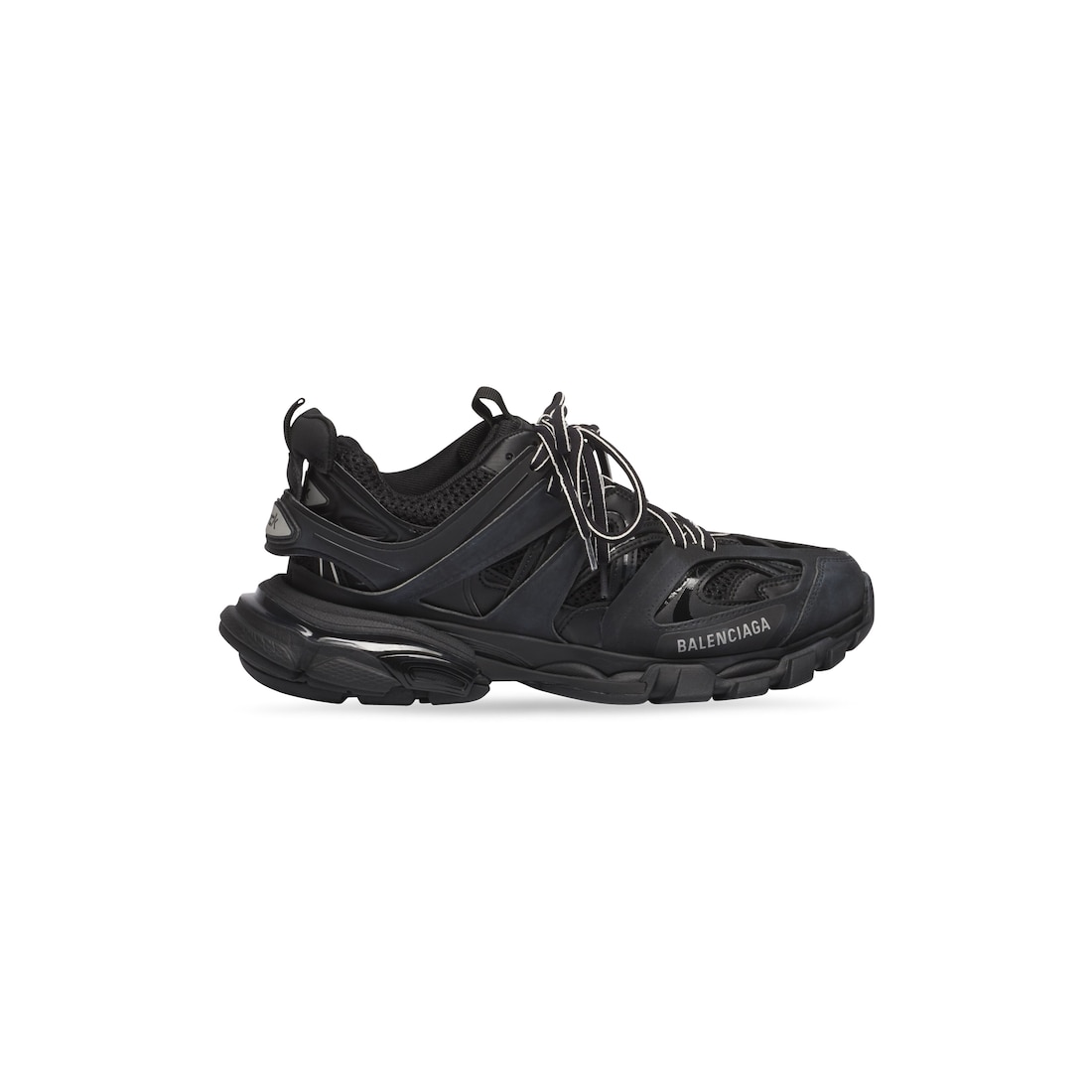 Women's Track Sneaker in Black