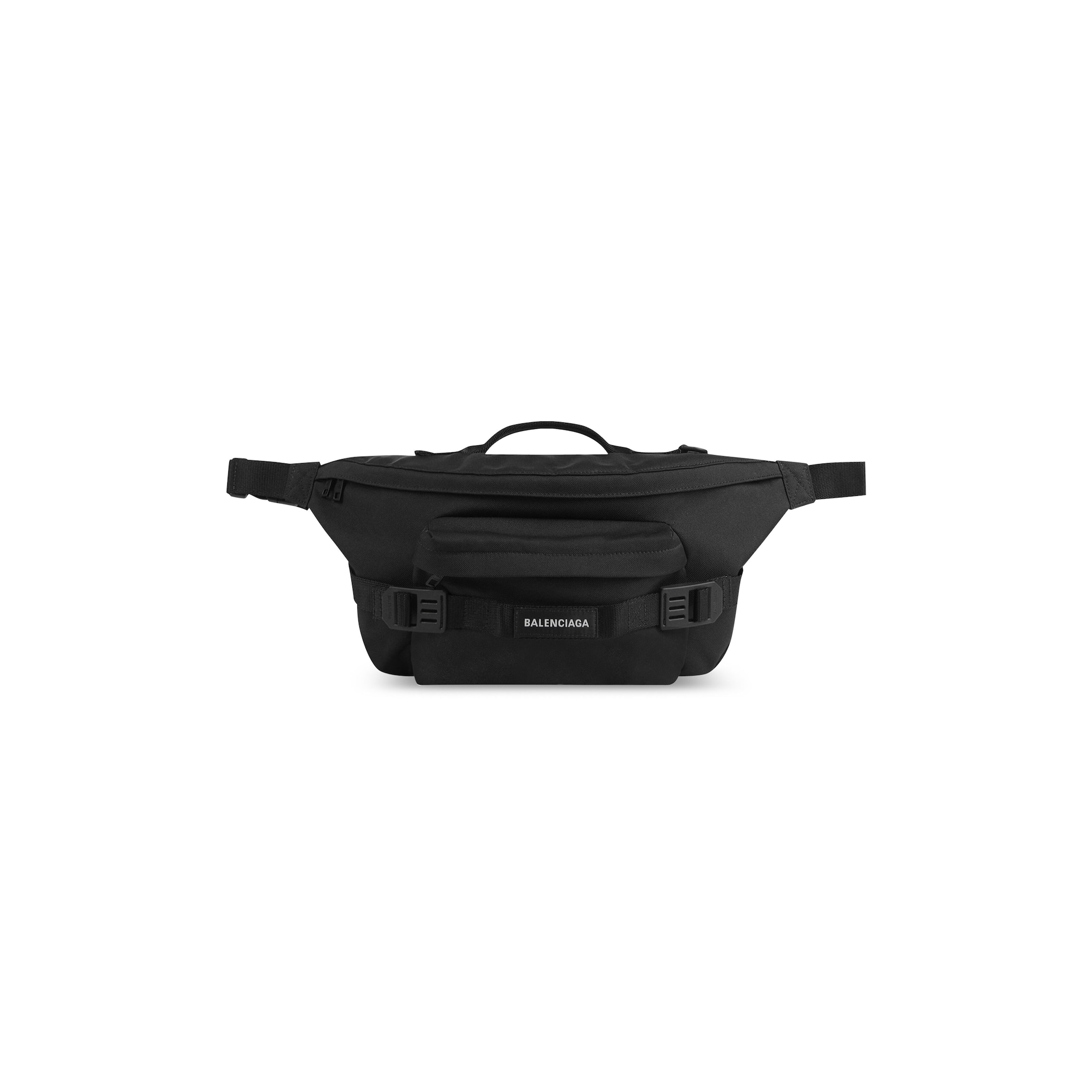 Balenciaga Army Large Beltpack - Black - Man - Polyamide, Polyester