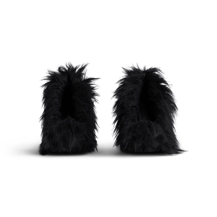 Women's Flex Fur 110mm Pump in Black | Balenciaga US