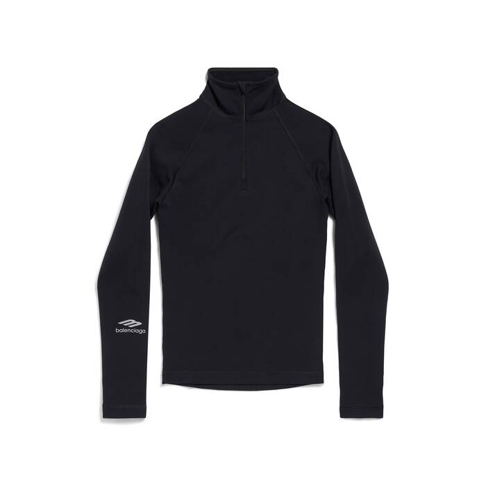 3b sports icon half zip fitted top