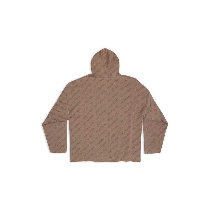 mini allover logo hoodie
