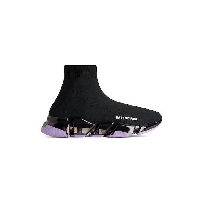 speed 2.0 full clear sole recycled knit sneaker