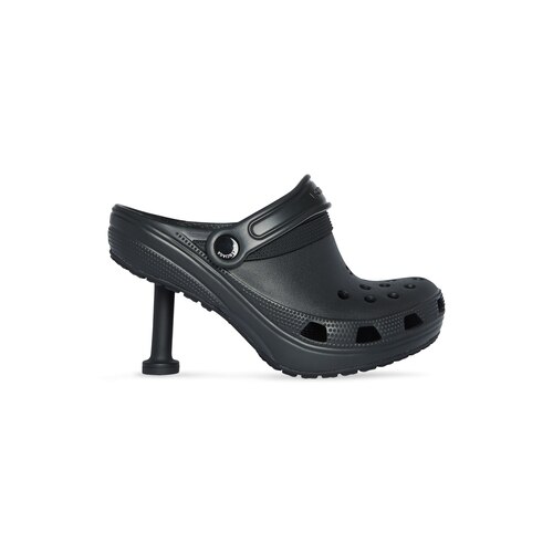 ladies black crocs