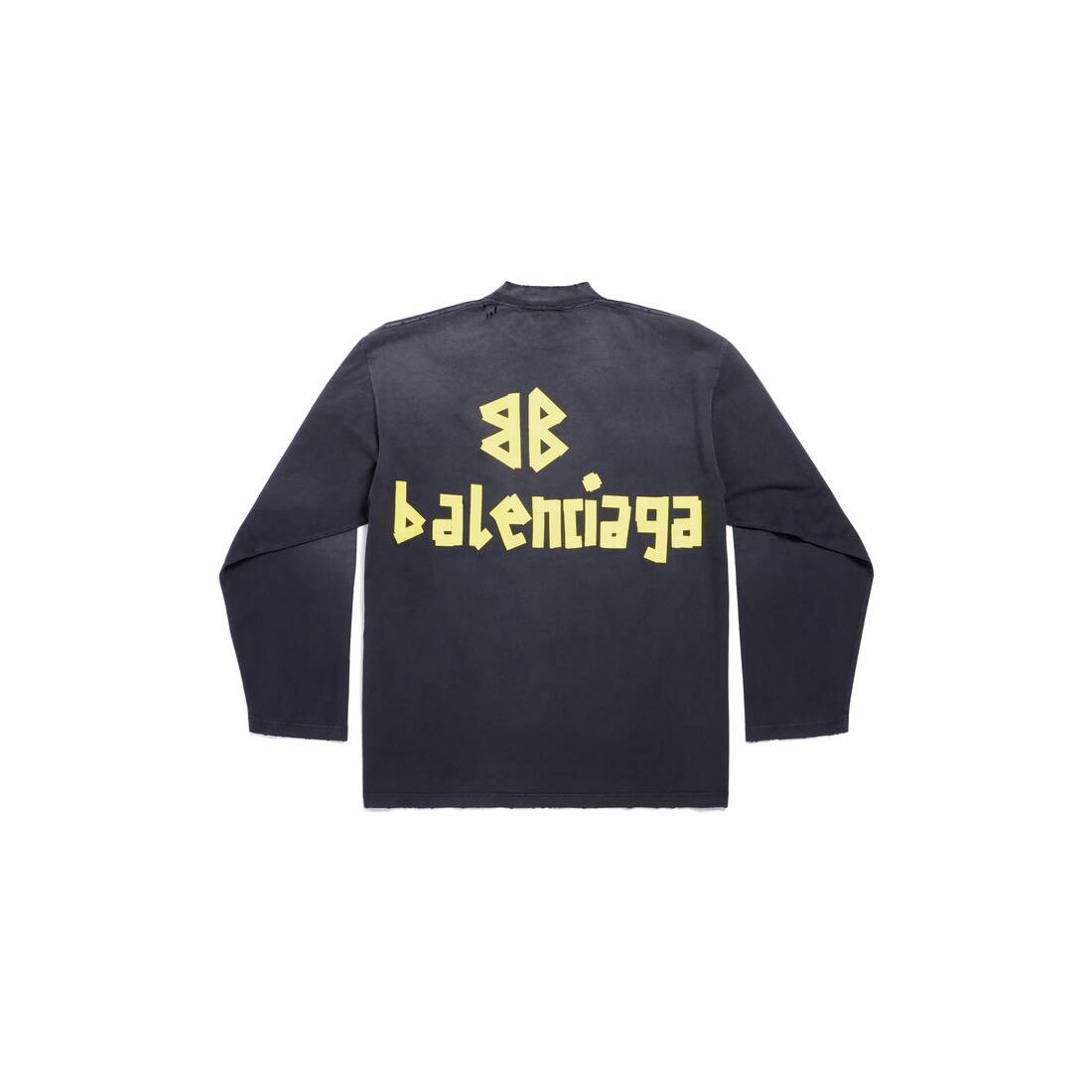 Balenciaga black yellow t shirt Clearance