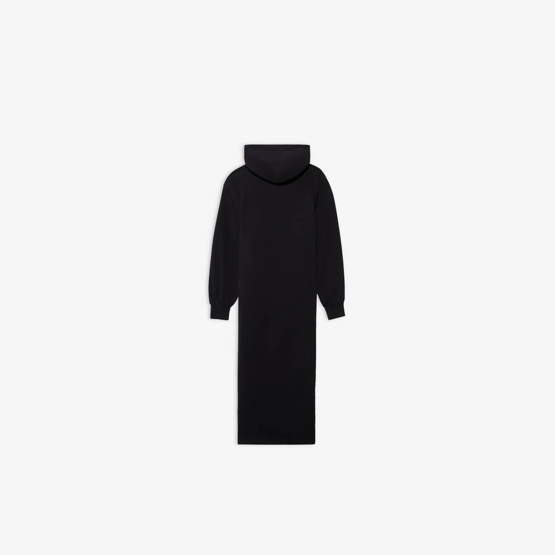 Women's Easywrap Hooded Dress in Black