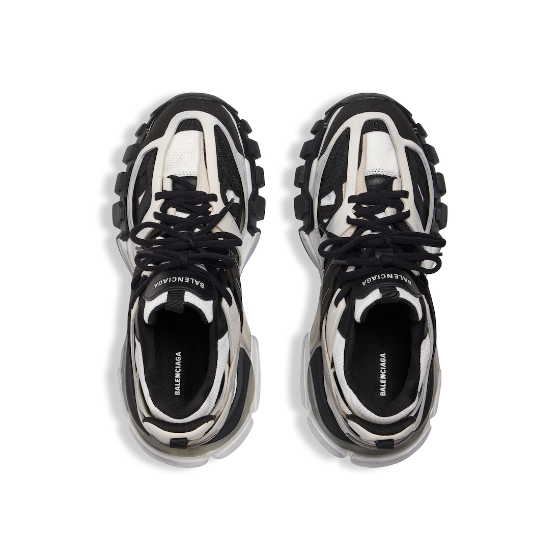 Balenciaga black cheap and white sneakers