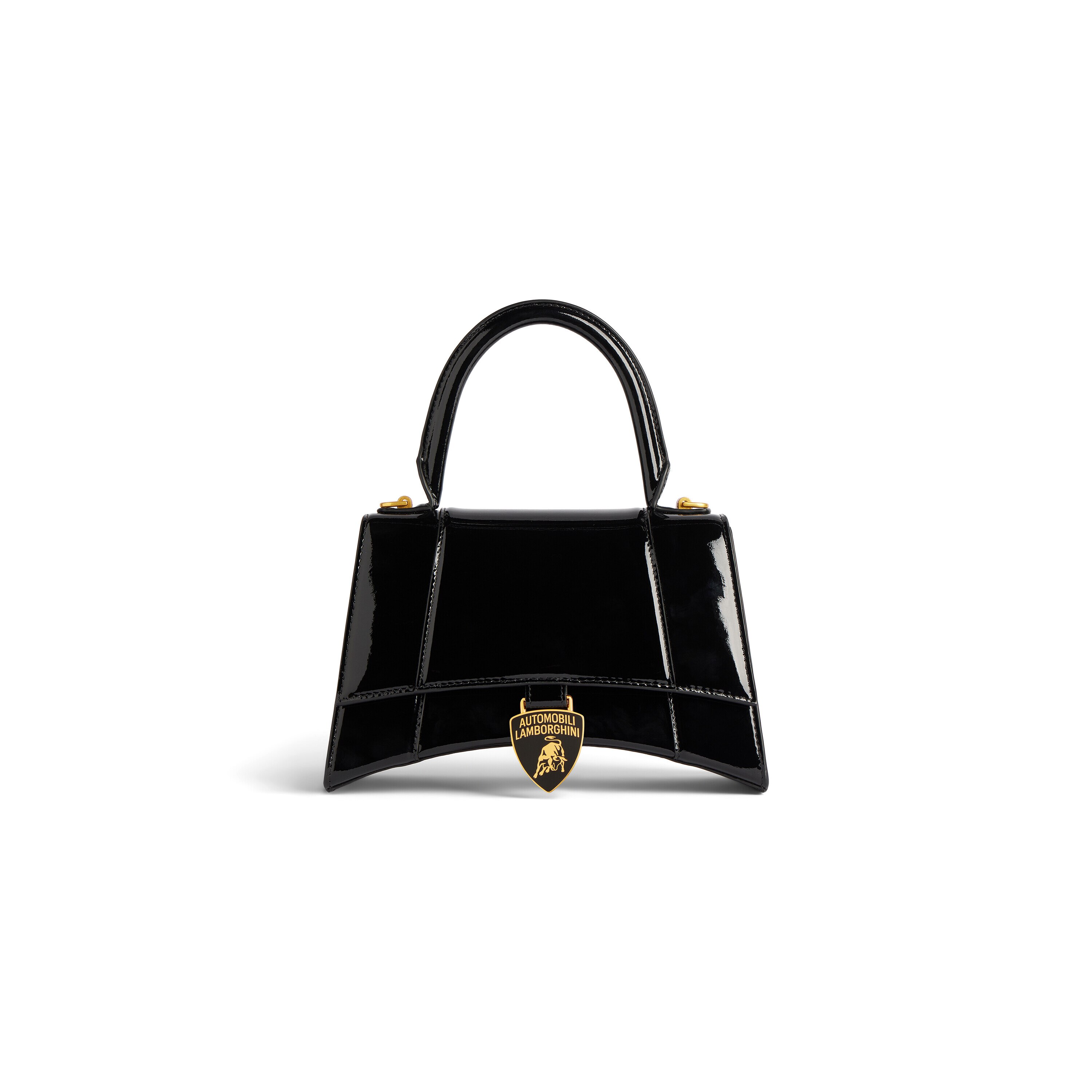 【BALENCIAGA】hourglass small logo-printed トート Balenciaga Hourglass Small Embossed Tote Bag - POIZON