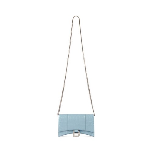 balenciaga hourglass bolsa blue