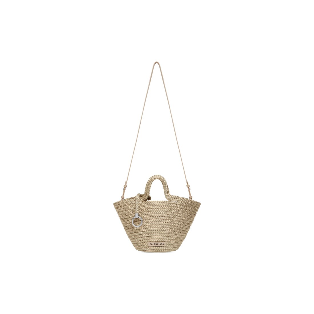 Women's Ibiza Small Basket With Strap in Beige