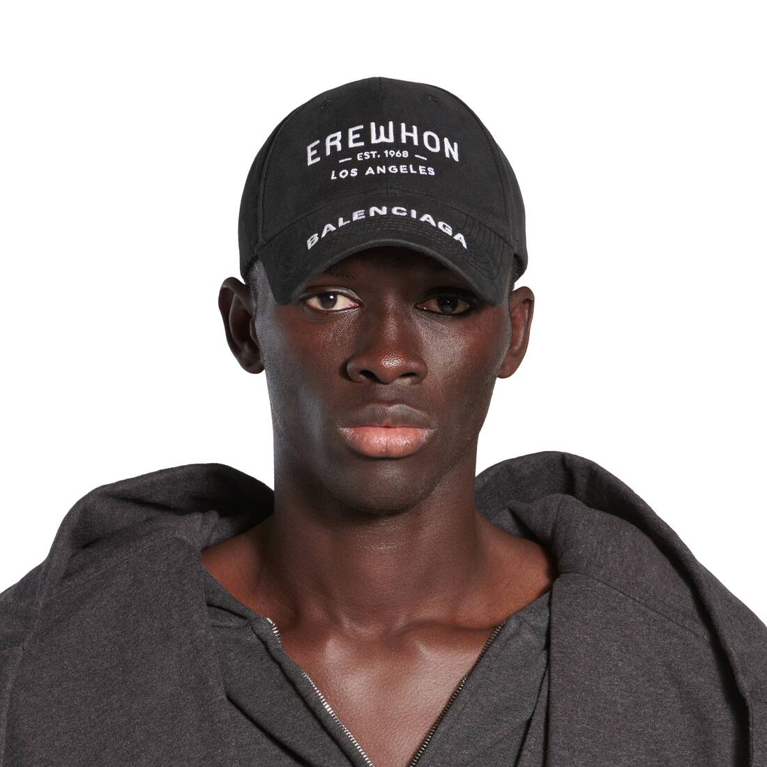 Erewhon® Los Angeles キャップ で ブラック/ホワイト