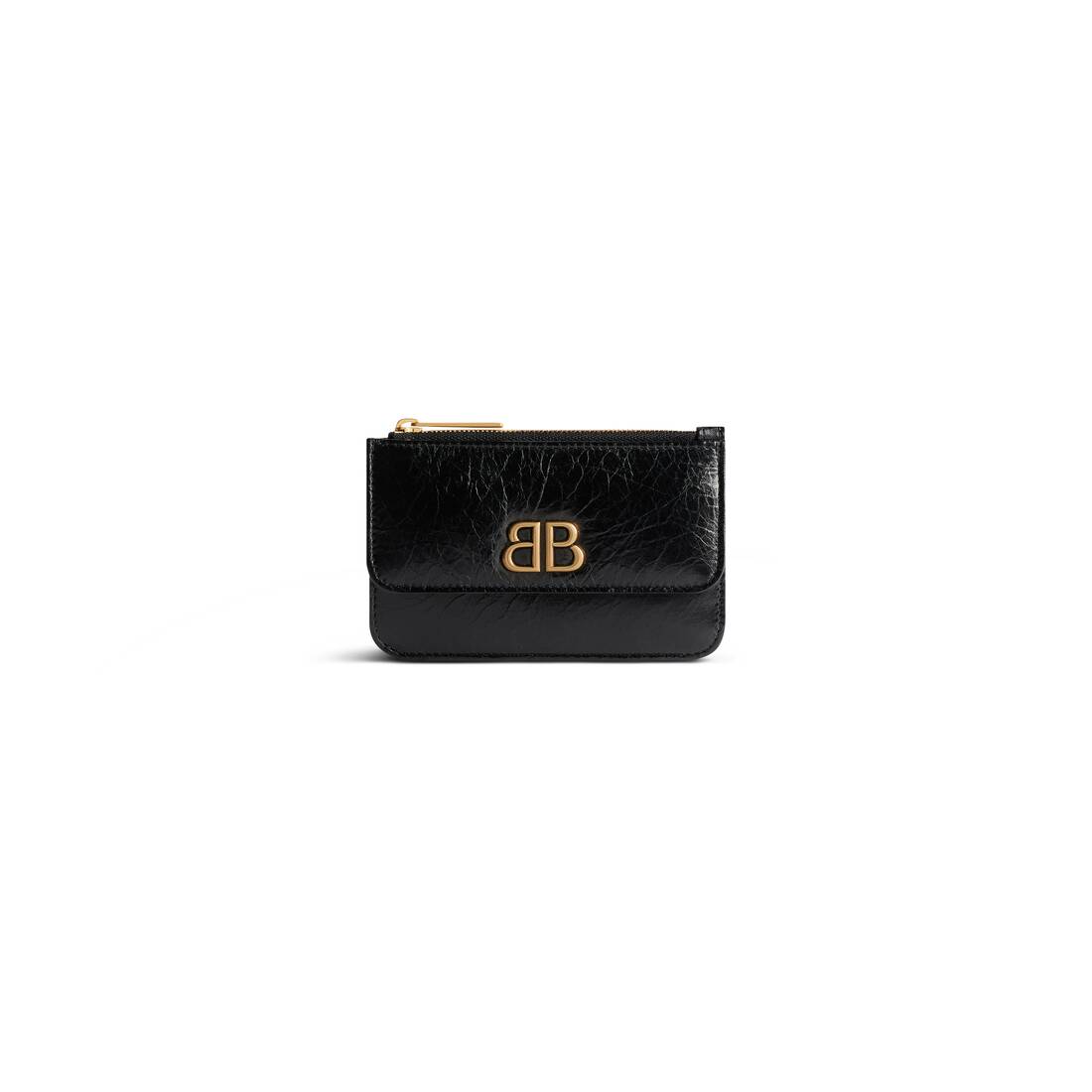 여자 모나코 긴 동전과 플랩 묶인 카드 홀더