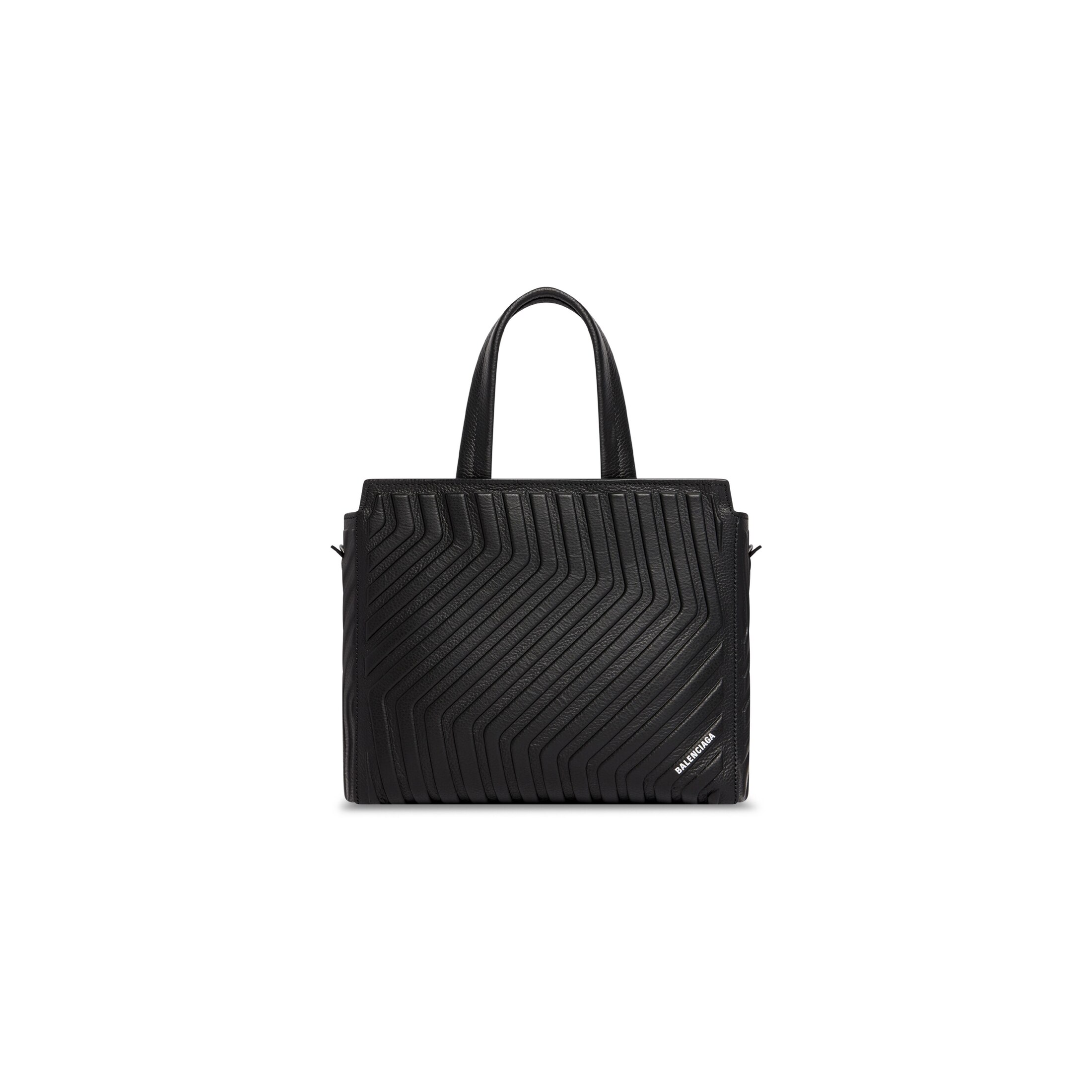 Balenciaga Car Zipped Small East-West Tote Bag - Black - Men's - Calfskin, Polyester