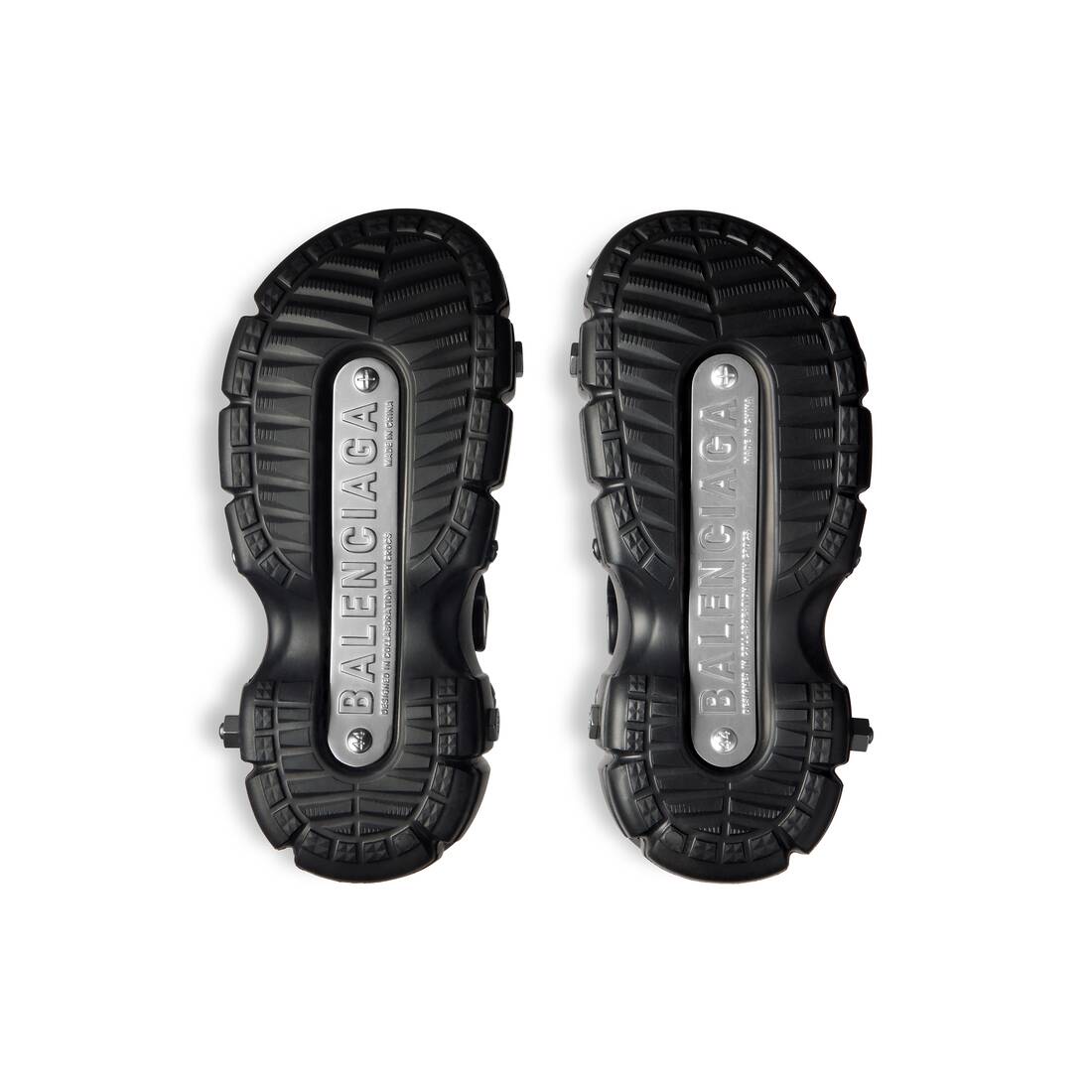 Men's Hardcrocs™ Mule in Black Balenciaga US