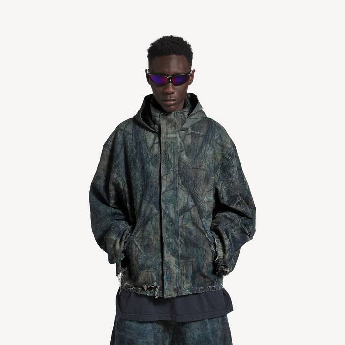 hooded workwear jacket