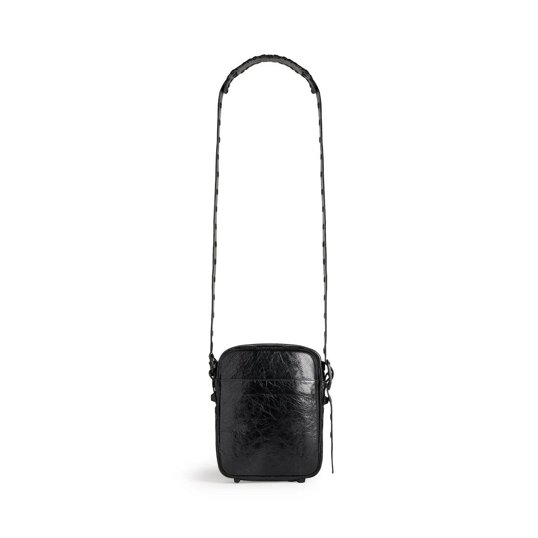 Wheel crossbody bag Balenciaga Black in Cotton - 34635289