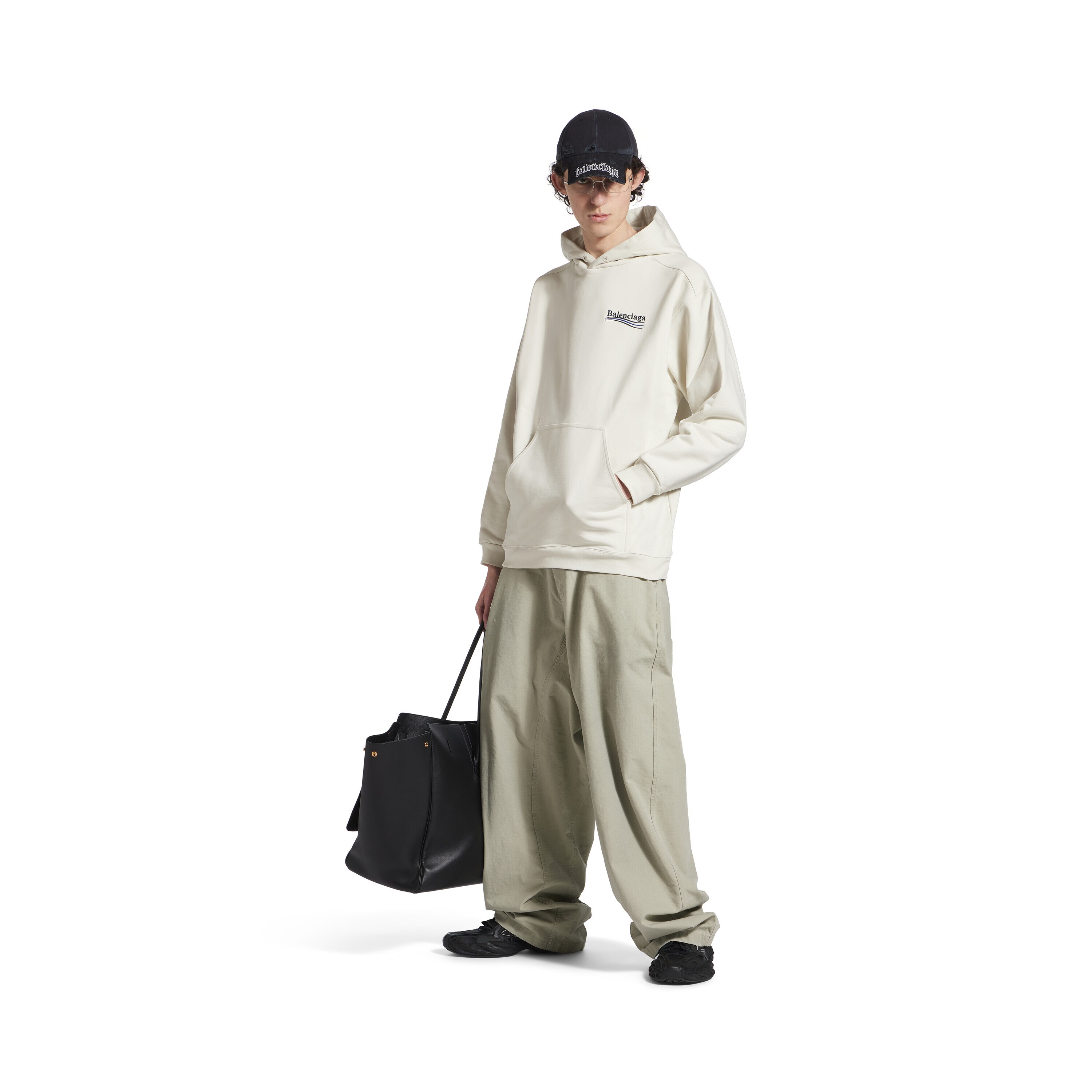 BALENCIAGA MasterCardパロディーデニムジャケット グレー BALENCIAGA バレンシアガ 18AW グラフィティデザイン オーバー