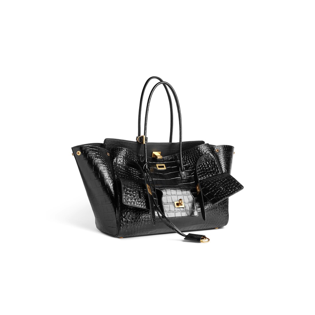 【関税&送料込】Balenciaga Carry All Bel Air Shoulder Bag Women's Bel Air Carry All Bag Medium in Black | Balenciaga US