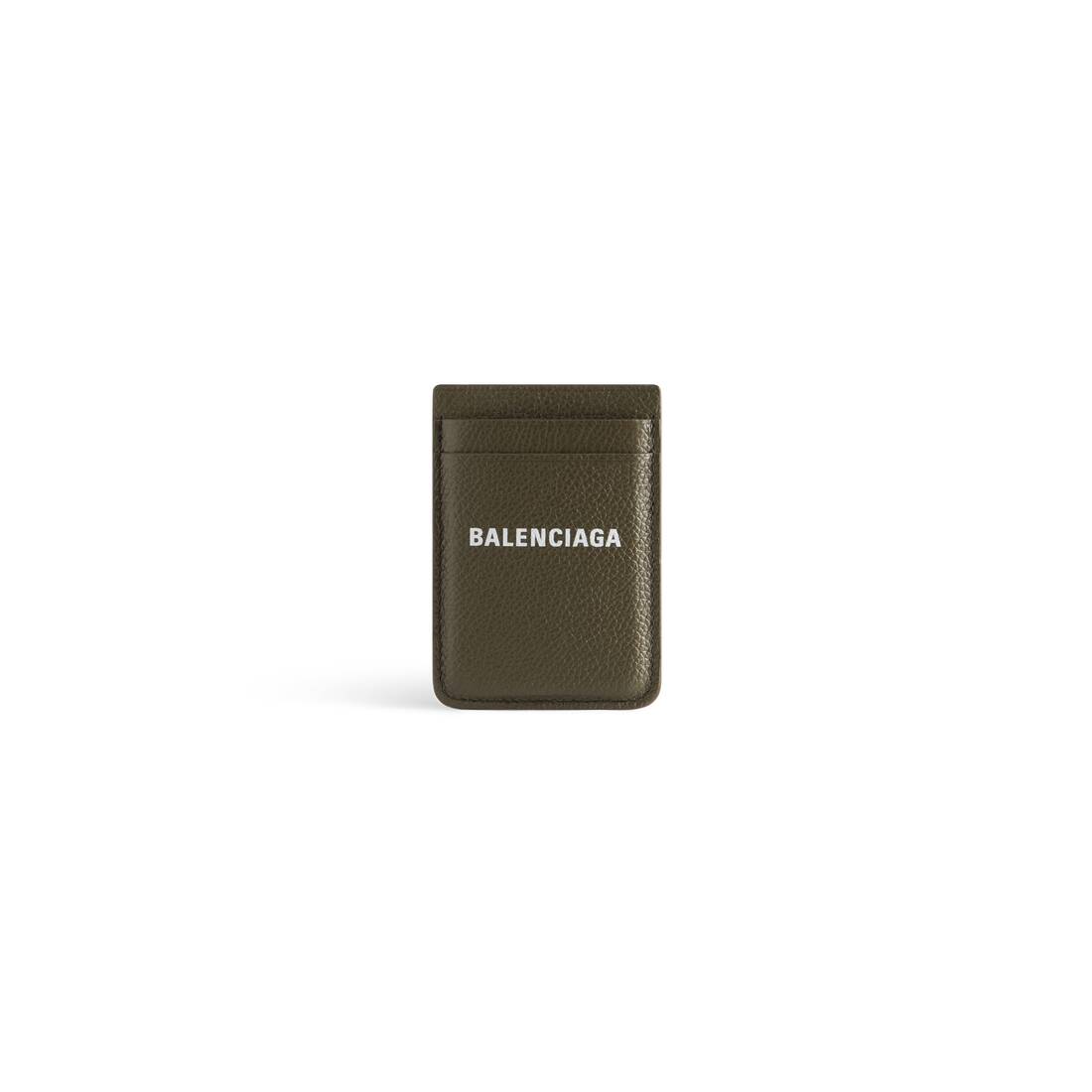 カーキ の メンズ Cash マグネットカードホルダー | Balenciaga JP