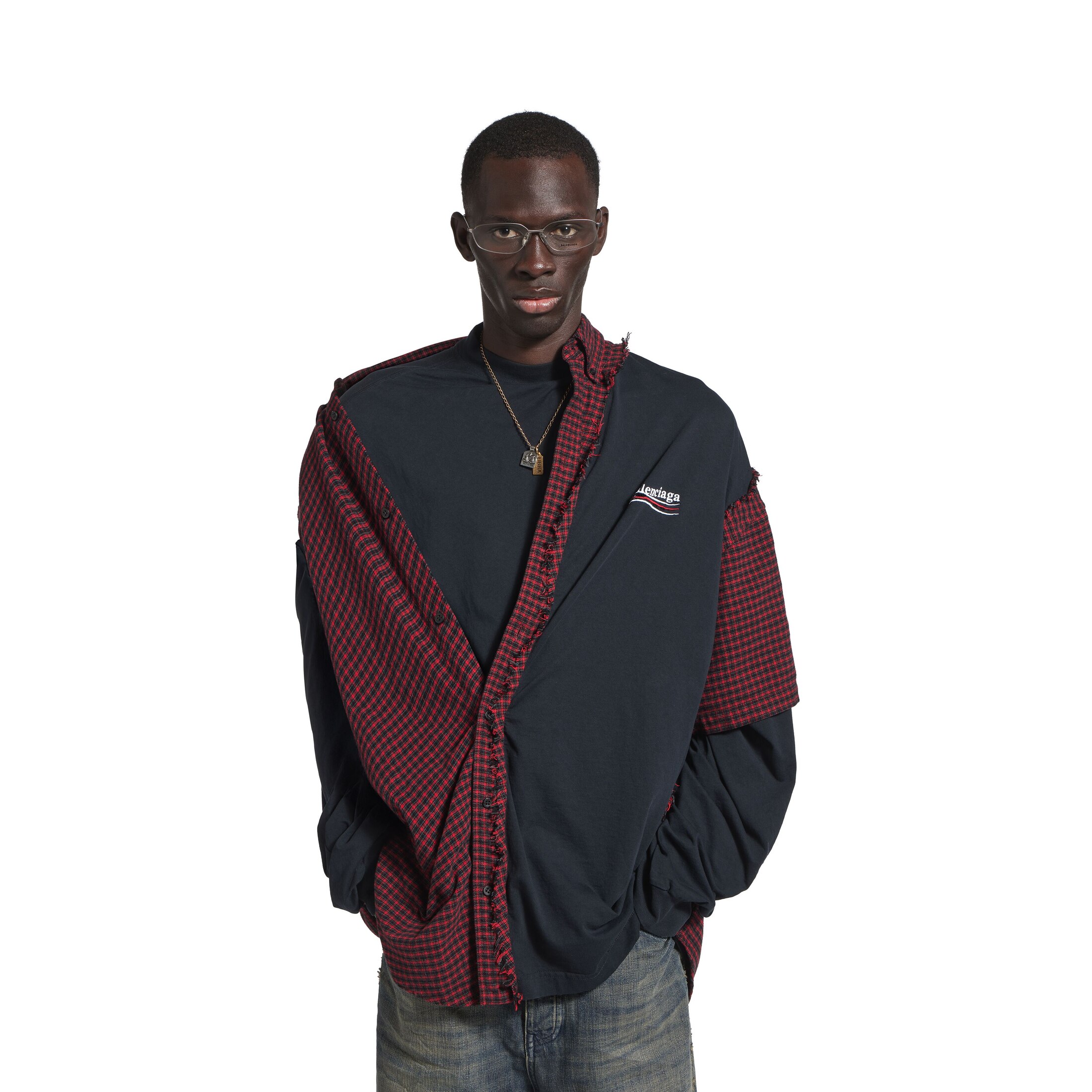 patched shirt