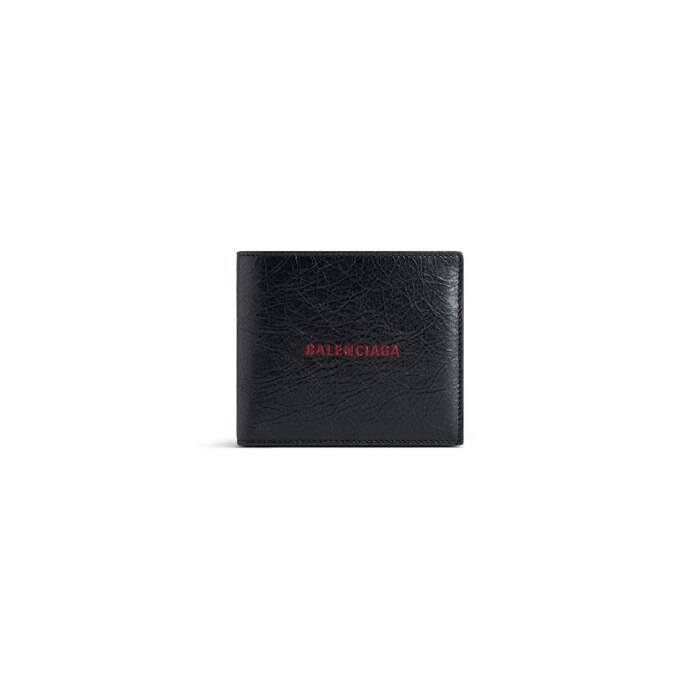 japan exclusive - cash square folded coin wallet