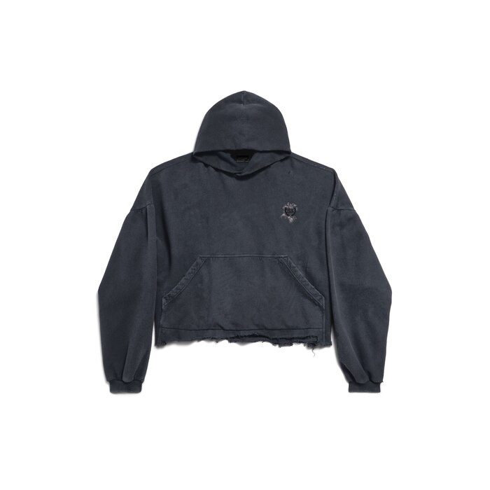 balenciaga nail polish hoodie短款连帽卫衣