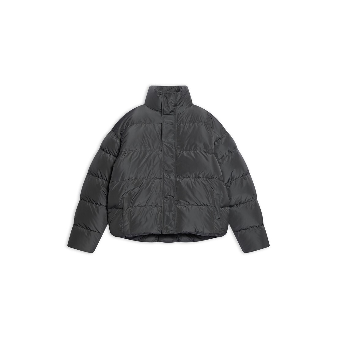 Men S Bb Puffer Jacket In Grey Balenciaga Nl Men S Bb Puffer Jacket In Grey Balenciaga Nl